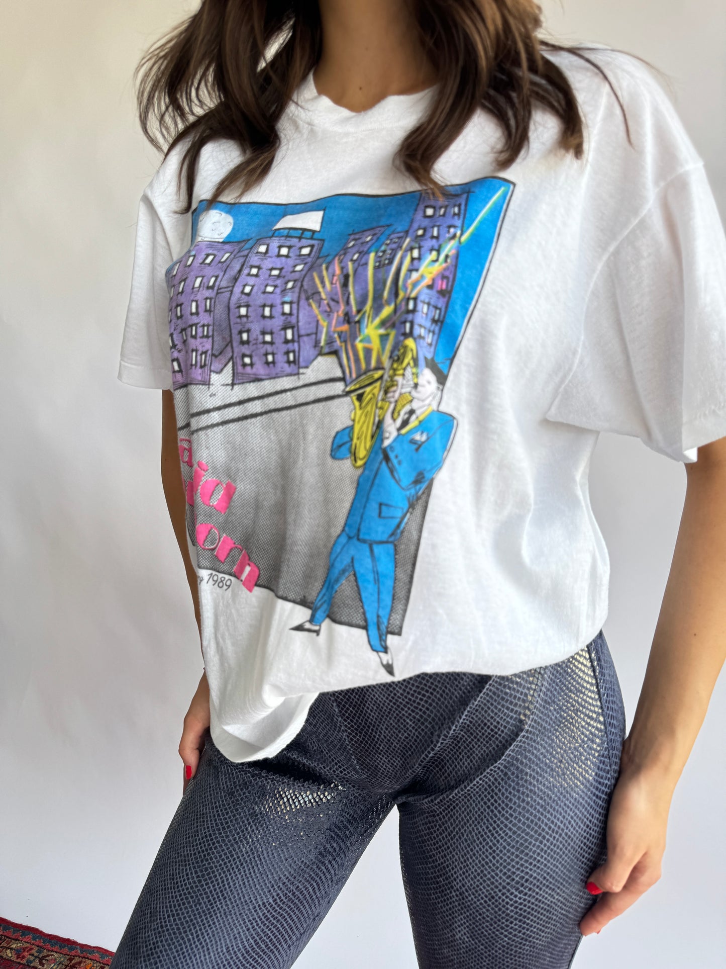 Vintage 1980s David Sanborn Tour T Shirt