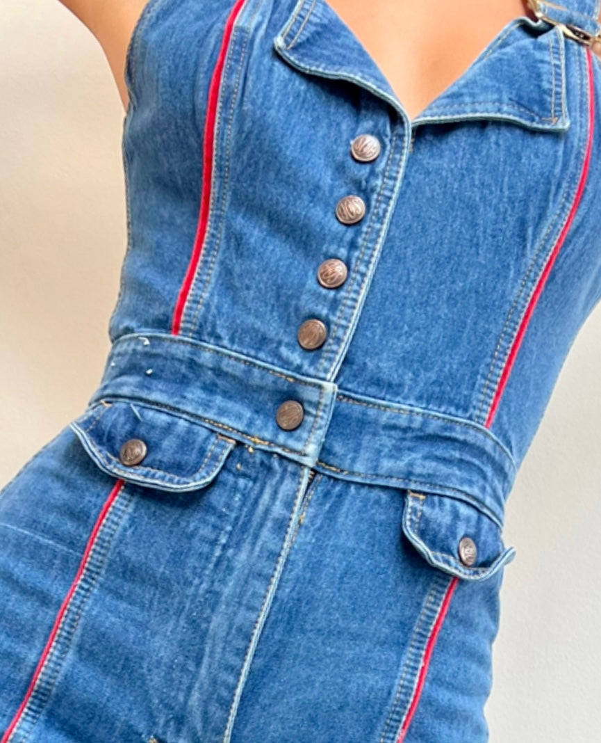 The ultimate 1970s Denim Jumpsuit - Overalls