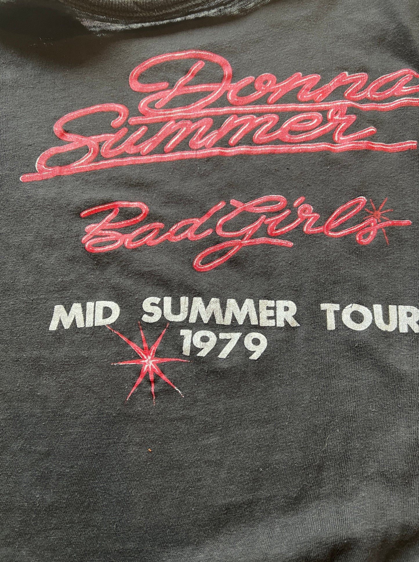Vintage 1979 Donna Summer Disco Queen T Shirt
