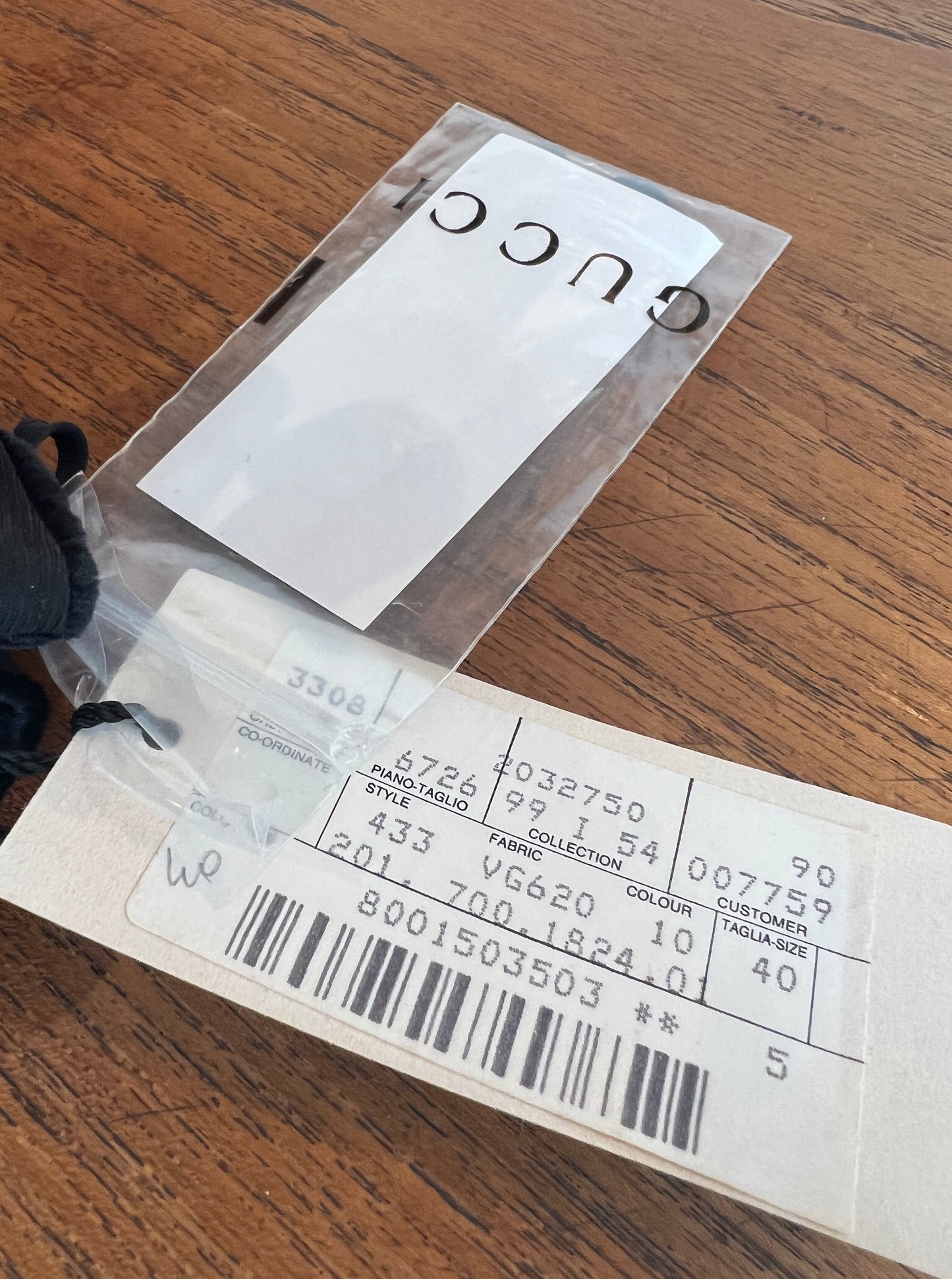 1999 Gucci Tom Ford era Crushed Velvet Bell Bottoms - Original Tags