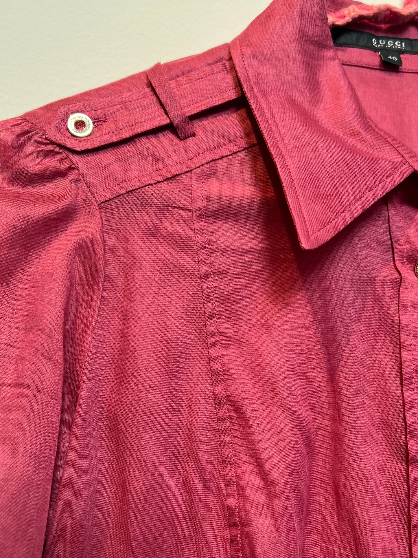2006 Gucci Button down Original Tags + Signature Horse Bit Shoulder