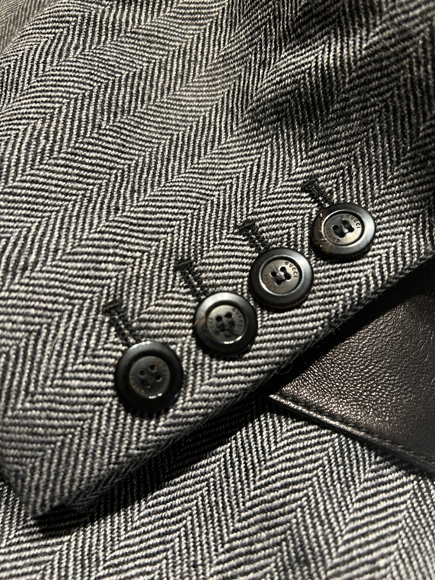 Fall 2000 Tom Ford for Gucci Herringbone Suit