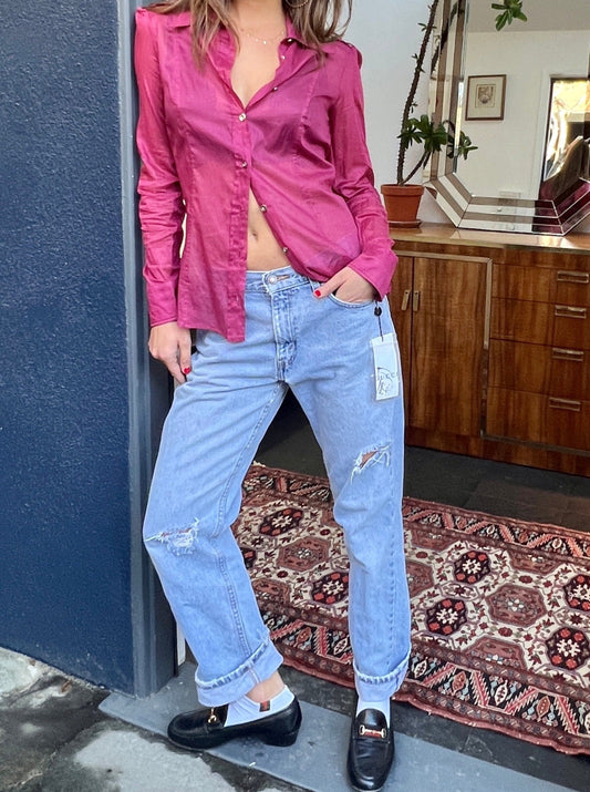 2006 Gucci Button down Original Tags + Signature Horse Bit Shoulder