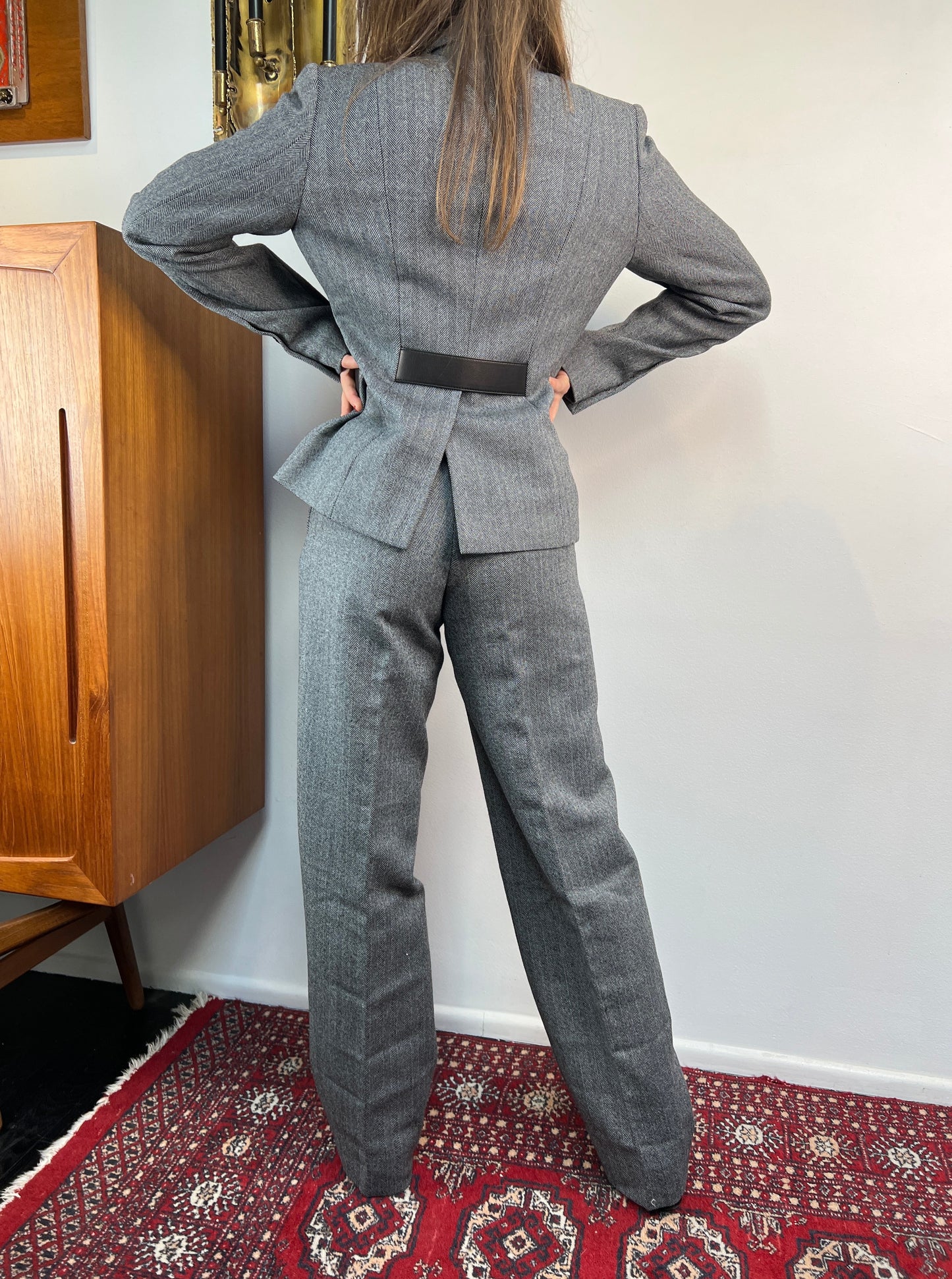 Fall 2000 Tom Ford for Gucci Herringbone Suit
