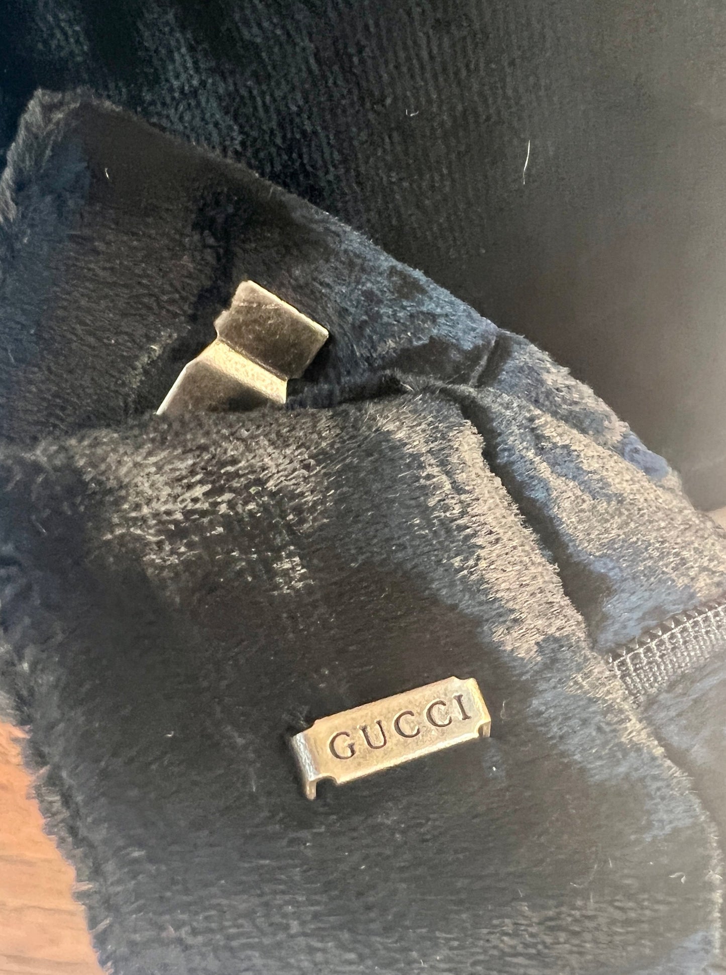 1999 Gucci Tom Ford era Crushed Velvet Bell Bottoms - Original Tags