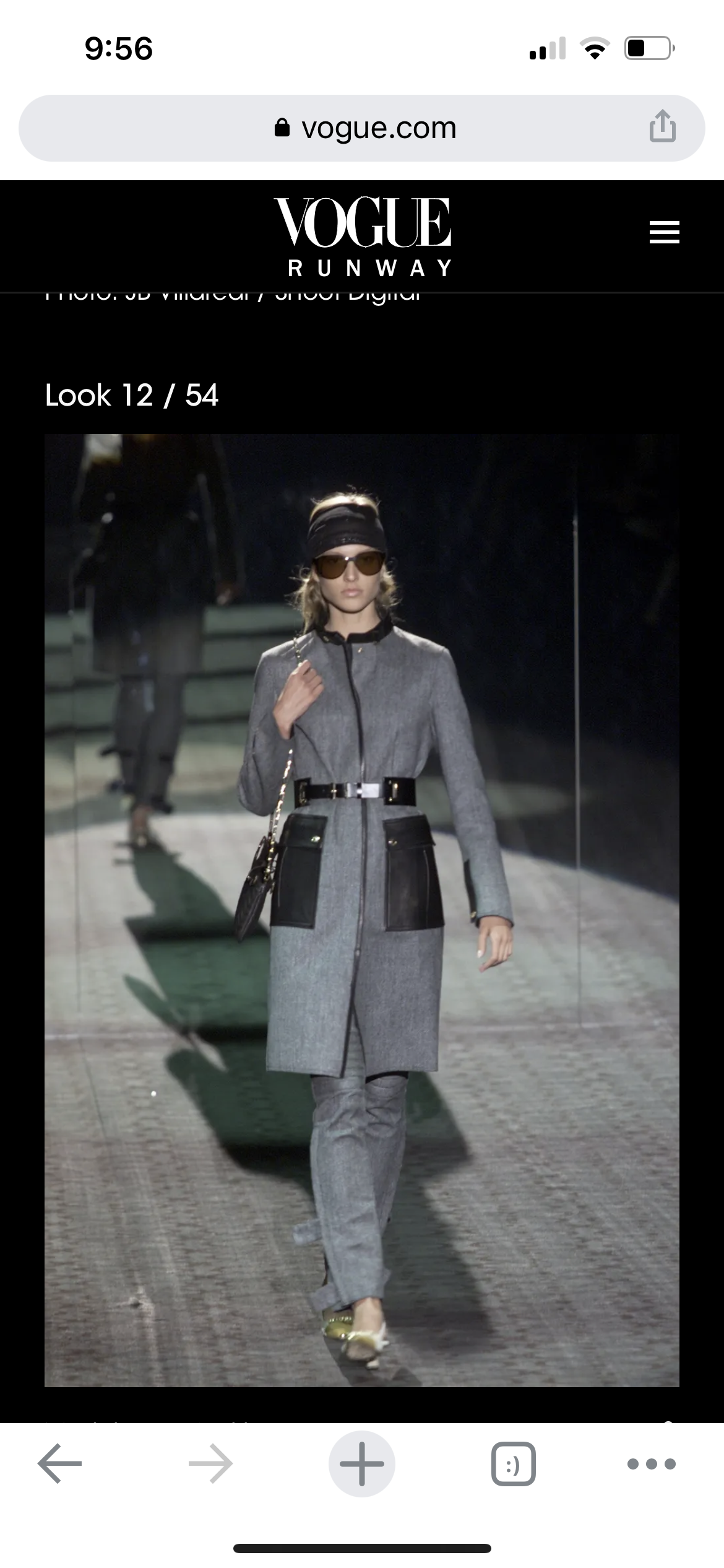 Fall 2000 Tom Ford for Gucci Herringbone Suit
