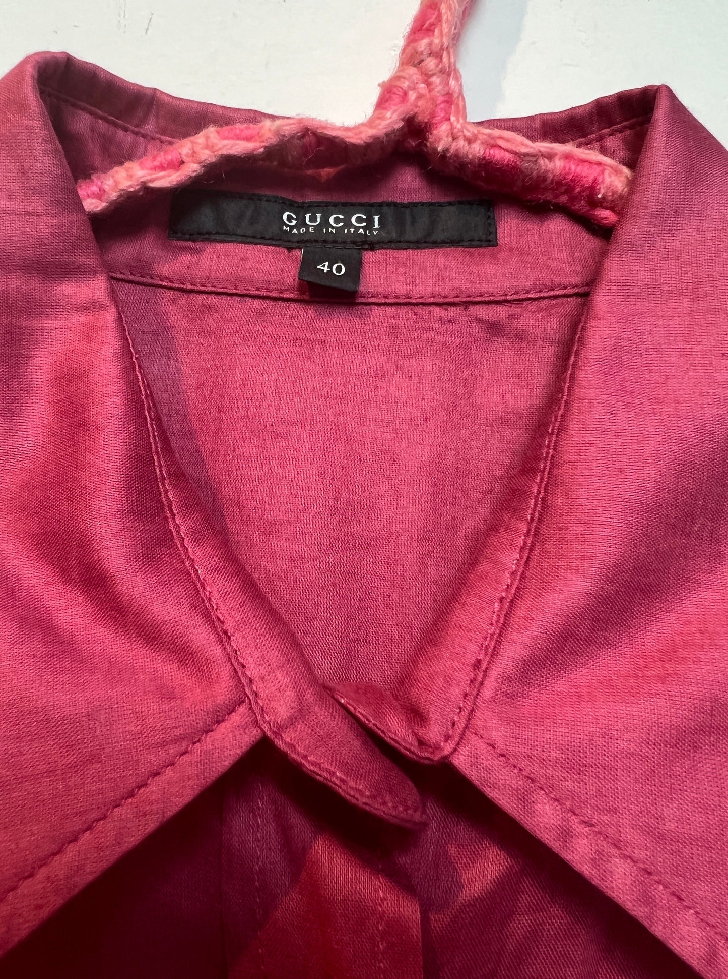 2006 Gucci Button down Original Tags + Signature Horse Bit Shoulder