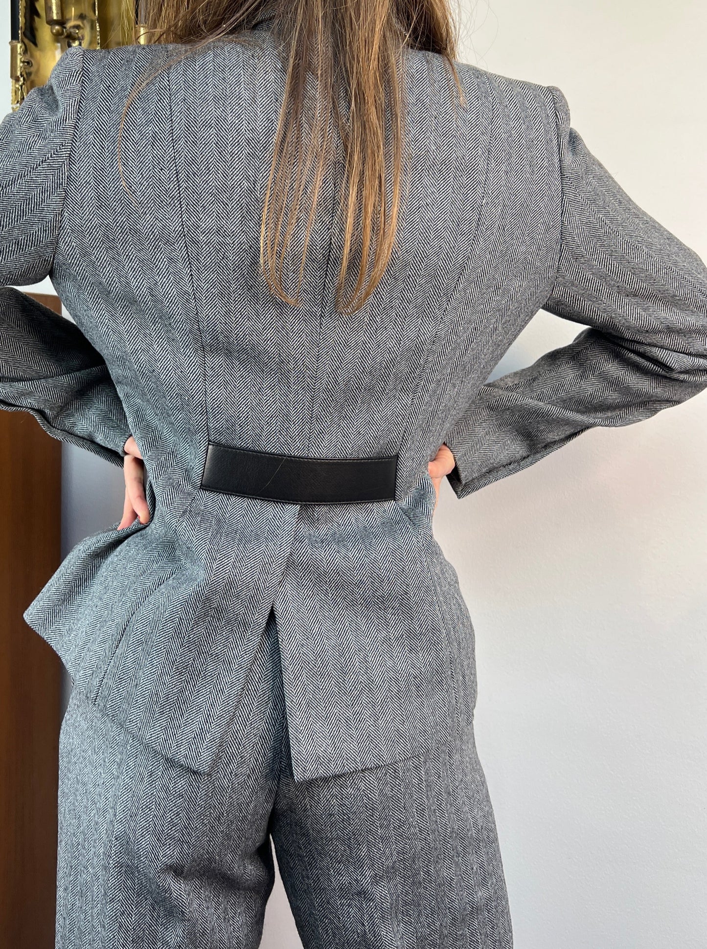Fall 2000 Tom Ford for Gucci Herringbone Suit
