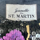 1980s Jeanette for St. Martin Hand painted Sequin Top