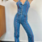 The ultimate 1970s Denim Jumpsuit - Overalls