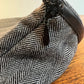Fall 2000 Tom Ford for Gucci Herringbone + Leather Pencil Skirt